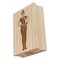 Police Woman Officer Cop Rectangle Rubber Stamp for Stamping Crafting